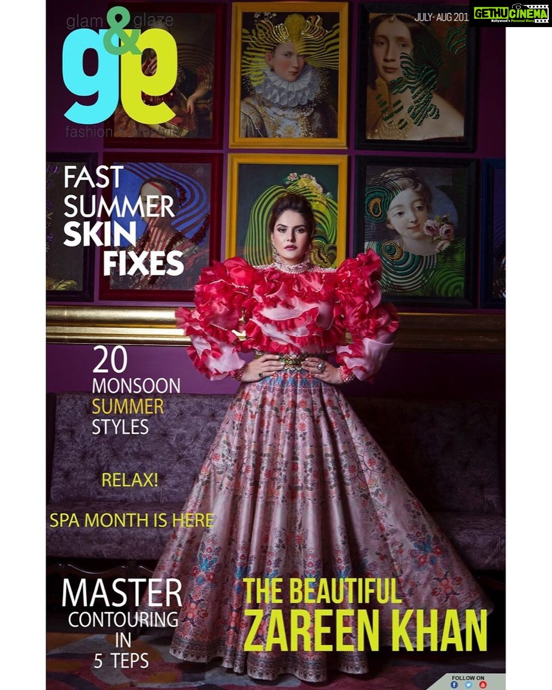 Zareen Khan Instagram - Presenting my first look fr @gngmagazine ! Photo - @praveenbhat Styling - @bikanta Outfit - @rajdeep.ranawat.official Accessories - @thesehgalbrothers Makeup - @bijoyjeet.saikia Hair - @azadkhanhair #ZareenKhan