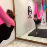Zareen Khan Instagram - Just hanging out at @anshukayoga 🧘🏻‍♀️ #MondayMotivation #Yoga #YogaGirl #AerialYoga #FlyFit #ZareenKhan