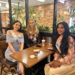 Zoya Afroz Instagram - Lunch date with Miss United Kingdom @evanjelinfrancia and Miss Germany @jasminselberg ❤️❤️❤️ #CheerAllWomen #60thMissInternational #BeautiesForSDGs Tokyo, Japan