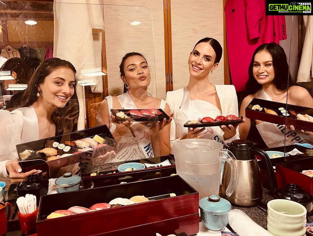 Zoya Afroz Instagram - Had an amazing experience at @sushizanmaiofficial with my sisters from all across the world❤️ So much happened and it’s just Day 1. Can’t wait to experience Day 2 in Japan! Good night from Tokyo Tokyo, Japan