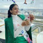 Zoya Afroz Instagram - When your heart is truly truly happy 💚💚💚 #glowingwithhappiness ——Day 9—— Today was such a beautiful beautiful day in Japan. We visited different places - factories and schools in Niigata city and had an amazing lunch with this beautiful view! @missinternationalofficial thank you for this amazing experience! These memories will be cherished forever 💚