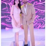 Zoya Afroz Instagram - Judging India Super Model 2022 with our Mr. World @rohit_khandelwal77 . Wearing @mariabrowncouture @sharad_chaudhary_ @dreamzproductionhouse_