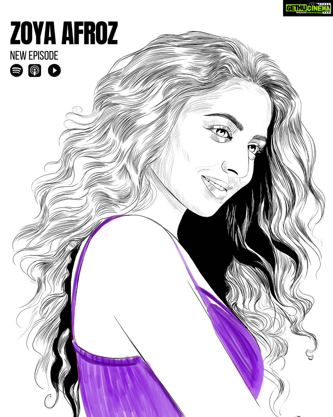 Zoya Afroz Instagram - My debut podcast interview! 💜💜💜 {This is how to stay cool under pressure} Listen to it on Spotify and Apple. Link in my story. Btw love the art work!