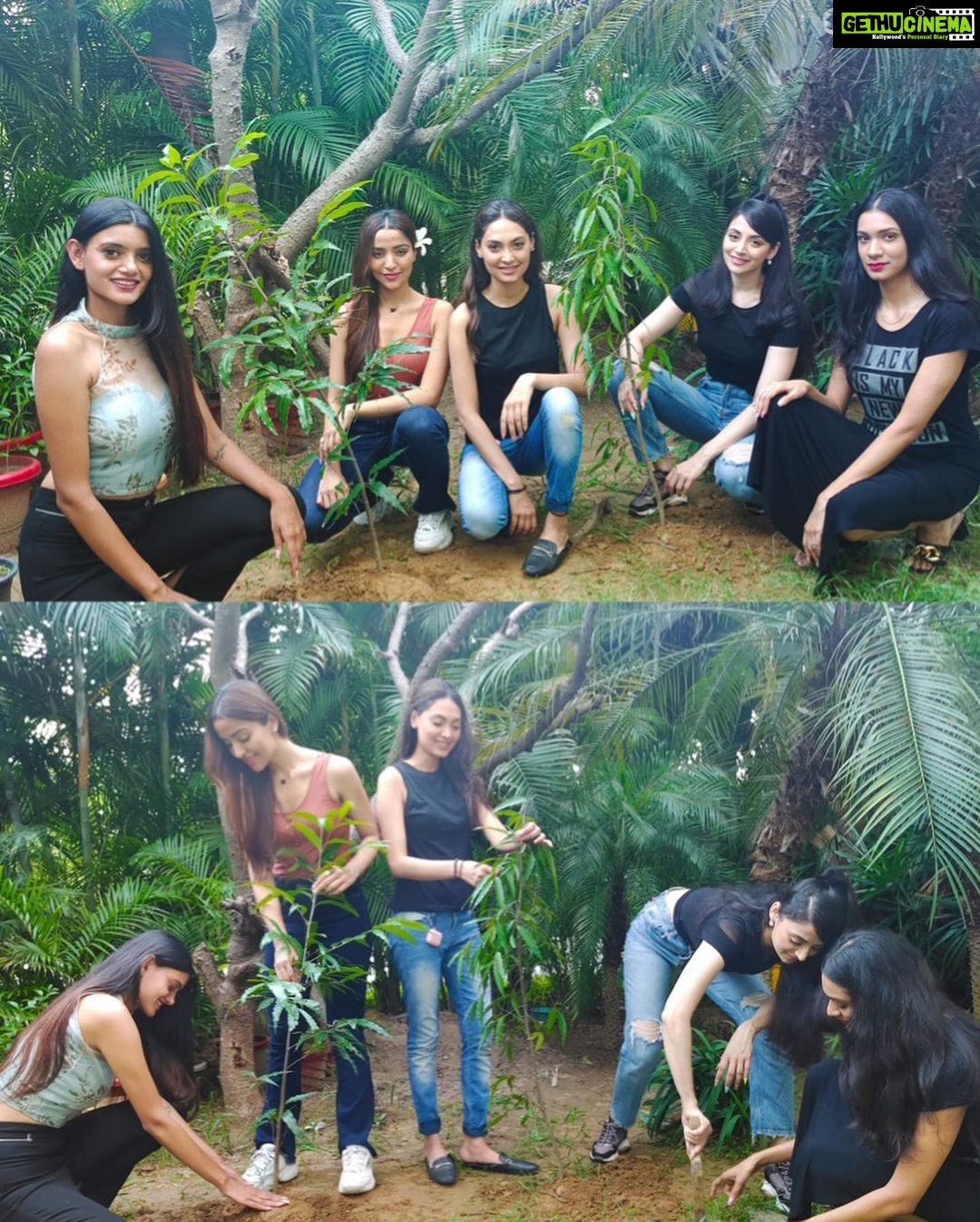 Zoya Afroz Instagram - Planted an Ashoka tree sapling for our Global Tree Planting Day — right after we shot for the cover of TMM magazine. Often times we are asked what do beauty queens do. This is exactly what we aim to do - To take actions on ground level and then share it with others. And hopefully inspire you in any little way that we can! I have taken a pledge to plant a tree. And I would encourage you to do the same - to make our earth greener and a cleaner environment. We have to Act Now for An Equitable and Sustainable World On 21st September, tree plantation was done in over 100 countries. These Trees that we planted will be included as a part of big campaign by Act Now and Environment Online – Global networks for climate action, environmental awareness, sustainability and peace. Big thank you to @glamanandsupermodelindia team and @rajivkshrivastava sir for giving us a helping hand every time! #peaceday #generationrestoration #enotreeplanting #enoprogramme #actnoworgin @actnoworgin @enoprogramme #pageantsisters #missindiainternational2021 #missinternational @missinternationalofficial