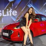 Zoya Afroz Instagram - The Grand i10 got me all excited! ❤️ Launching the all new #grandi10 Live the #NiosLife !!! @hyundaiindia @exhibitmagazine New Delhi