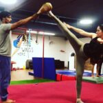 Zoya Afroz Instagram - There is no chance, no destiny, no fate, that can hinder or control the firm resolve of a determined soul 👊🏻 #sundaymotivation #gymnastics #mma #fighter #kicksonfire #kickboxinggirl
