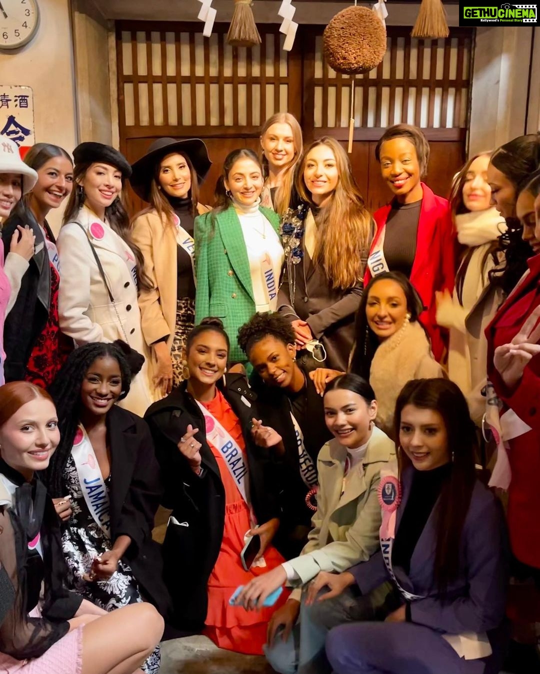 Zoya Afroz Instagram - Oh what a Happy & Beautiful Day! We visited the miso factory and sake (Japanese rice wine) brewing factory in Niigata City- Japan With all my sisters πππβ€οΈπ #CheerAllWomen #60thMissInternational #BeautiesForSDGs Niigata-City Japan
