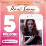Zoya Afroz Instagram - 5 Million and counting! #raatisaanu @ivermagajendra @zoyaafroz