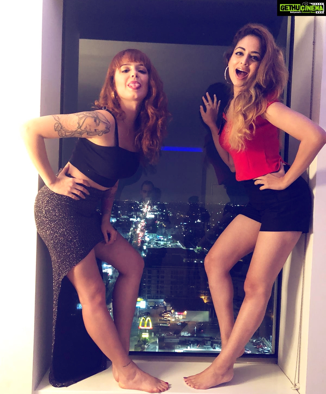 Zoya Afroz Instagram - L.A city lights ✨ #losangeles #california #homefornow #love #laughters Los Angeles, California