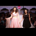 Zoya Afroz Instagram - Loved being your Showstopper @ruchikahurria 🎀💜 #FashionShow #showstopper #delhi #zoyaafroz #indianfashion #lehenga #pink #fringes #coture #launggawacha . And thank you Neha Sarna @gennexindia for having me ! . MUA - @jaanvi_kaur_makeovers Hair - @mohdnadeem_hairstyliest Roseate House New Delhi