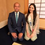 Zoya Afroz Instagram - At The Japanese tea ceremony - (茶道, sadō or chadō, lit. "the way of tea" or 茶の湯, chanoyu) is a Japanese tradition steeped in history. The green tea was prepared in a ceremonial way in a traditional tearoom with tatami floor. Beyond just serving and receiving tea, one of the main purposes of the tea ceremony is for the guests to enjoy the hospitality of the host in an atmosphere distinct from the fast pace of everyday life. I am so happy to be learning so much about the Japanese culture! @missinternationalofficial #japan #japaneseculture #tradition #teaceremony🍵 #CheerAllWomen #60thMissInternational #BeautiesForSDGs Tokyo, Japan