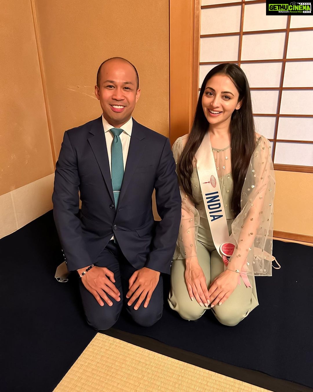 Zoya Afroz Instagram - At The Japanese tea ceremony - (茶道, sadō or chadō, lit. "the way of tea" or 茶の湯, chanoyu) is a Japanese tradition steeped in history. The green tea was prepared in a ceremonial way in a traditional tearoom with tatami floor. Beyond just serving and receiving tea, one of the main purposes of the tea ceremony is for the guests to enjoy the hospitality of the host in an atmosphere distinct from the fast pace of everyday life. I am so happy to be learning so much about the Japanese culture! @missinternationalofficial #japan #japaneseculture #tradition #teaceremony🍵 #CheerAllWomen #60thMissInternational #BeautiesForSDGs Tokyo, Japan