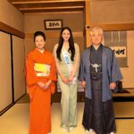 Zoya Afroz Instagram - At The Japanese tea ceremony - (茶道, sadō or chadō, lit. "the way of tea" or 茶の湯, chanoyu) is a Japanese tradition steeped in history. The green tea was prepared in a ceremonial way in a traditional tearoom with tatami floor. Beyond just serving and receiving tea, one of the main purposes of the tea ceremony is for the guests to enjoy the hospitality of the host in an atmosphere distinct from the fast pace of everyday life. I am so happy to be learning so much about the Japanese culture! @missinternationalofficial #japan #japaneseculture #tradition #teaceremony🍵 #CheerAllWomen #60thMissInternational #BeautiesForSDGs Tokyo, Japan