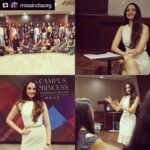 Zoya Afroz Instagram - #Repost @missindiaorg (@get_repost) @fbbonline #campusprincess2017 finalists during the pep talk session with #feminamissindia2013 @zoyaafroz #campusprincess2017
