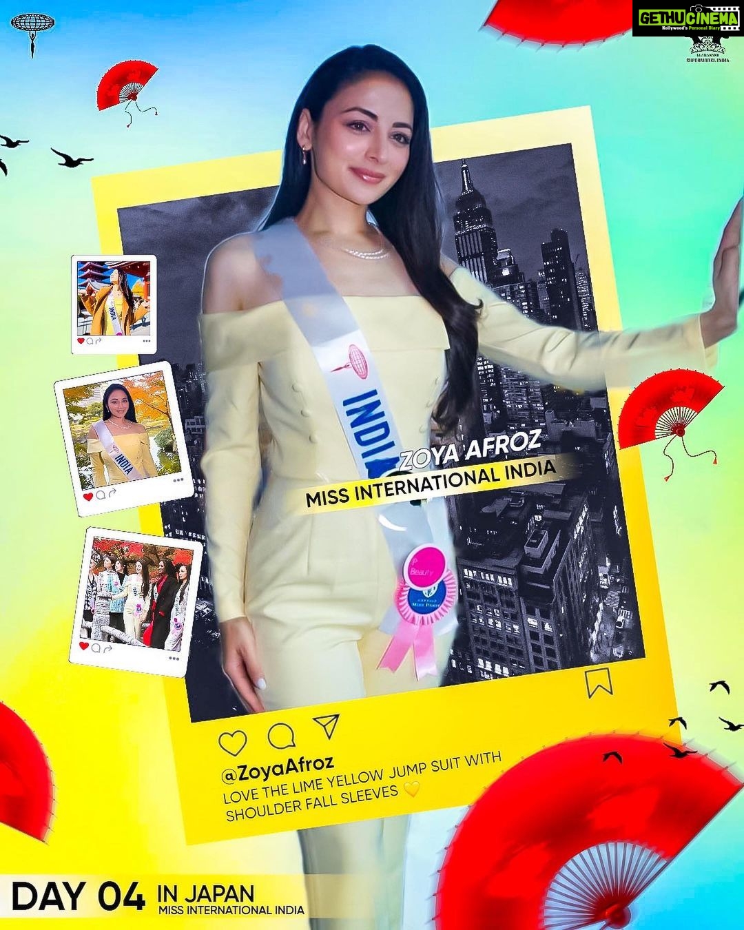 Zoya Afroz Instagram - Look-book at Miss International 2022 of our Queen @zoyaafroz 💜 @missinternationalofficial @iamnikhilanand @glamanand Camp @manoharabeautycamp Credits: @harnaaz.admirers #grateful #CheerAllWomen #60thMissInternational #BeautiesForSDGs Tokyo, Japan