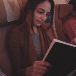 Zoya Afroz Instagram - Reading in the air! #ScriptReadings #onflight #BestTimeToRead #NewYorkCalling New York, New York