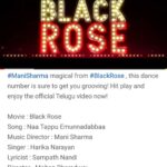 Harika Narayan Instagram - I am super excited and thrilled to announce that my first ever song in Mani Sharma Sir's composition is out NOW. It's for the movie BLACKROSE , a bilingual movie and I have sung in both the languages i.e., Telugu and Hindi for our Beauty Icon @urvashirautela 😁❤️ Thank you so much Mani Sharma garu. Very grateful for this opportunity🙏 Thank you Srikrishna Annaya, wouldn't have been possible without you🙏 MUSIC COMPOSER : Mani Sharma Garu🙏 LYRICS : @isampathnandi garu SINGER : Harika Narayan . . . . . #urvashirautela #blackrose #manisharma #naatappuemunnadabbaa #haikyayemerakasoor #playbacksong #bilingualmovie