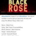 Harika Narayan Instagram - I am super excited and thrilled to announce that my first ever song in Mani Sharma Sir's composition is out NOW. It's for the movie BLACKROSE , a bilingual movie and I have sung in both the languages i.e., Telugu and Hindi for our Beauty Icon @urvashirautela 😁❤️ Thank you so much Mani Sharma garu. Very grateful for this opportunity🙏 Thank you Srikrishna Annaya, wouldn't have been possible without you🙏 MUSIC COMPOSER : Mani Sharma Garu🙏 LYRICS : @isampathnandi garu SINGER : Harika Narayan . . . . . #urvashirautela #blackrose #manisharma #naatappuemunnadabbaa #haikyayemerakasoor #playbacksong #bilingualmovie