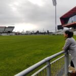 Harika Narayan Instagram – It was such a nice time visiting one of the oldest and famous International Cricket grounds🖤 Emirates Old Trafford Cricket Ground