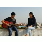 Harika Narayan Instagram - Perhaps perhaps perhaps ❤ Thanks to my baby brother @yash_1th_ for accompanying me on guitar😀❤ #jazzvocal #perhapsperhapsperhaps #jamming #jazzsinger #beginnerlevel #happiness #vocalist #dorisday Hyderabad
