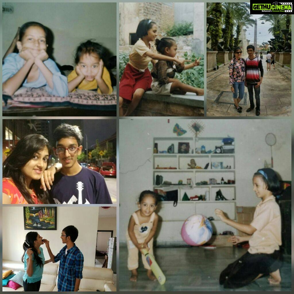 Harika Narayan Instagram - Happy birthday lallu putharšā¤ Stay blessed my little (Not really by 2017 š) brother. I know you are already a blessed boy for having me as your sisterš¤£š Wish you a successful life and a promise of being with you on every stepā¤