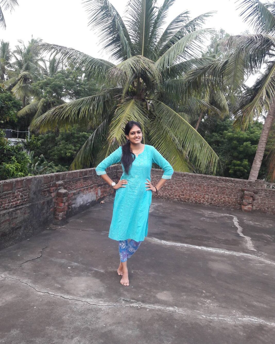 Harika Narayan Instagram - Weekend at my grandmom's place. Beautiful break from everyday routine. Oh I miss this place.😣 #short_trip #weekend #late_post #ammamma #love #green #scenic #home_sweet_home ❤