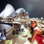 Harika Narayan Instagram - The real spark never gets faded. So never let the external forces effect your inbuilt spark. P.S : Opera house ✔ #Sydney #photoshoot #posing_me #12AM #the_real_picture #natural_gold_effect #cool_breeze #HNtravels #Australia_diaries Sydney Opera House