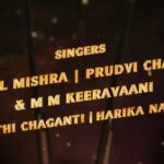 Harika Narayan Instagram - #RRRCelebrationAnthem It's no less than dream come true moment to have sung for an @ssrajamouli Sir's movie 💫 Here is the most awaited track of mine from the Magnum Opus "RRR" Heartfelt gratitude to Keeravaani Sir for this opportunity and for believing in me. All the guidance and support from him is a true blessing🙏💫 This is the first ever pan India project I have been part off and I have sung in all the 5 languages. Thank you @dineshkeys Annaa and @jevannn_jb_music garu Happy to have shared this song with all the wonderful singers in all 5 languages. Congratulations everyone❤ #RRRCelebrationAnthem  #RRR #EttharaJenda  #Sholay  #Koelae  #EtthuvaJenda #EtthukaJenda