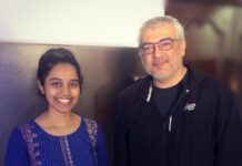 Haripriya Instagram - Best day ever ! 🤗 Most down to earth person i’ve ever met . So much to learn :) ❤️