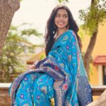 Haripriya Instagram - 💙 Pc : @kannan__ravi . . . #haripriya #haripriyasinger #summer #saree #blue