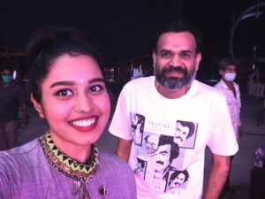 Haripriya Instagram - @premgi 🤩🤩 whateyy surprise entryy !! i was literally shook . @vijaytelevision #haripriya