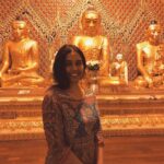 Haripriya Instagram - Visiting the most beautiful buddha temple in myanmar burma. Very peaceful 💛🧡 #goldentemple #myanmar #burma #shwedagonpagoda #lordbuddha #peace #music Shwedagon Pagoda Yangoon Myanmar