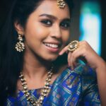 Haripriya Instagram - Happy diwali everyone ! ✨⚡️ enjoy your day and stay safe . @iamsachinsekar @sajna_bridal_wear_designer @fineshinejewels