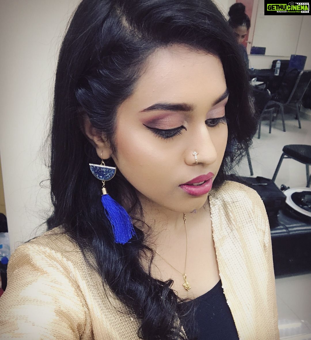 Haripriya Instagram - Ready for the show ! Thank you @perry_vincent for the beautiful costume ❤️ Kuala Lumpur, Malaysia