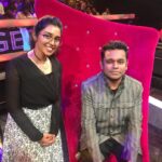 Haripriya Instagram - :D ar.rahman sir at super singer !