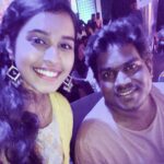 Haripriya Instagram - With Yuvan shankar raja :) #inspiring #ysr #yuvanshankarraja #Haripriya
