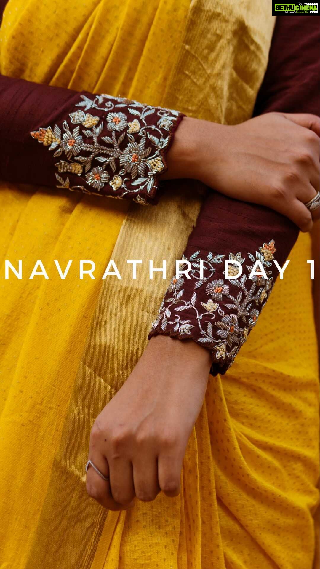Manisha Eerabathini Instagram - Here is the first reel of this year’s Navrathri series 💛 Today’s color is yellow! Thank you @sruthiranjani for selecting, programming and arranging this beautiful song! Programming & Arrangement: @sruthiranjani Mix: @bharath_manchiraju Video: @_vinodvincent Styling: @sandhya__sabbavarapu Styling Team: @rashmi_angara @mythri_g Blouse: @swathi_veldandi Jewelry: @petalsbyswathi #Navrathri2021 #Day1
