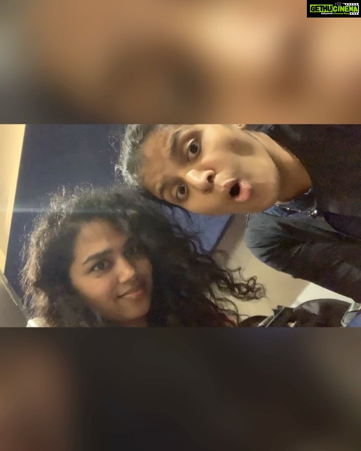 Manisha Eerabathini Instagram - I thought this deserved its own post on the grid ❤️ Super excited to be a tinyyy part of this incredible film 🥰 Sang a solo RR bit in the first half & dubbed for several background British characters. My heartfelt gratitude to @mmkeeravani_official sir & Valli ma’am 🙏🏻 Here’s a photo dump of some pre-release event/recording studio memories 🎉 #RRR @rrrmovie Hyderabad