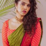 Manisha Eerabathini Instagram - 🌿 📸: @weareretrospection Styled by @rishita.madas Saree: @sevenyards Blouse: @saptarangstudio Jewelry: @ayerah_store Nath: @petalsbyswathi Hair & Makeup: @nayanasmakeoverr Nails: @nail_stories_hyderabad #styledbyrishita Hyderabad
