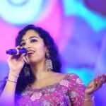 Manisha Eerabathini Instagram - Growing up, I remember one particular India trip where I listened to the Khushi album on loop - literally the same songs on the CD player in the car for 2 months. To think that I’d be able to sing for Pawan Kalyan sir’s movie is just crazy 🤯 It is nothing short of an honor and I can’t thank @musicthaman sir enough for trusting me with this beautiful song. Will never forget it 🙏🏻 Thank you to @shyamkasarlalyrics sir @music.srikrishna and all the musicians/technicians of the movie 🙏🏻 Good luck to the entire team of Bheemla Nayak, it’s releasing today! Tag me if you hear my voice in the movie 😃 song will release soon! Wearing this stunning outfit by @geethikakanumilli 😍 #BheemlaNayak #PSPK #BheemlaNayakSongs #PawanKalyan Hyderabad