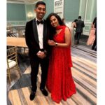 Manisha Eerabathini Instagram - Thanks for the love on the wedding vlog! If you haven’t watched it yet, go check it out on my YouTube channel 📷 Here are photos from the last event - the reception 💃🏻🎊 Outfit & Styled by: @mr.i.sh Jewelry: @ganeshcollections09 Orlando, Florida