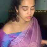 Manisha Eerabathini Instagram – #Navrathri Day 9 💜 – This completes the Navrathri series! Not gonna lie, this was super stressful to execute but glad I finished (albeit a bit late here and there :p) 

I thought #Arupu would be the perfect way to end this. 🙏🏻 

Saree: @sreepassion 

#NavrathriSeries #PurpleLook #HappyDussehra