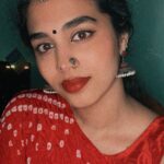 Manisha Eerabathini Instagram - #Navrathri Day 4 ❤️ - This reel is totally inspired by the most creative queen herself @hamelpatel_ 😍 Song out in the evening, tag me in your stories ☺️ #NavrathriSeries #RedLook #Day4