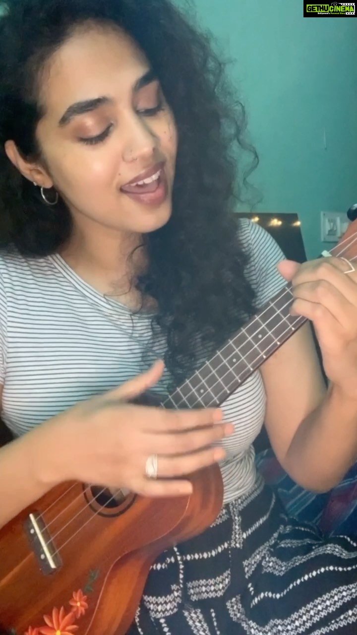 Manisha Eerabathini Instagram - 👀🥰 #KaatukeKaanule Chords: A# C A# Am D D D C