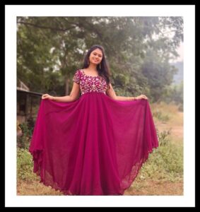 Ramya Behara Instagram - Outfit- @vasree_couture ❤️