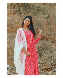 Ramya Behara Instagram - Outfit- @zunik_designerclothing @sindhumomula