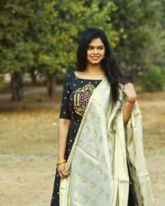 Ramya Behara Instagram - Outfits- @varahi_artstudio 💛