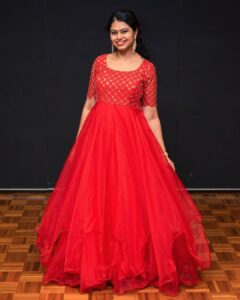 Ramya Behara Instagram - Que sera sera🌹

Outfit - @kowshiki_couture 🫶🏻