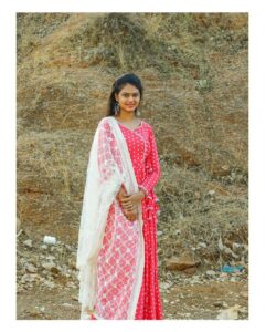 Ramya Behara Instagram - Outfit- @zunik_designerclothing @sindhumomula