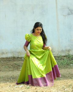 Ramya Behara Instagram - Outfits- @varahi_artstudio 💛